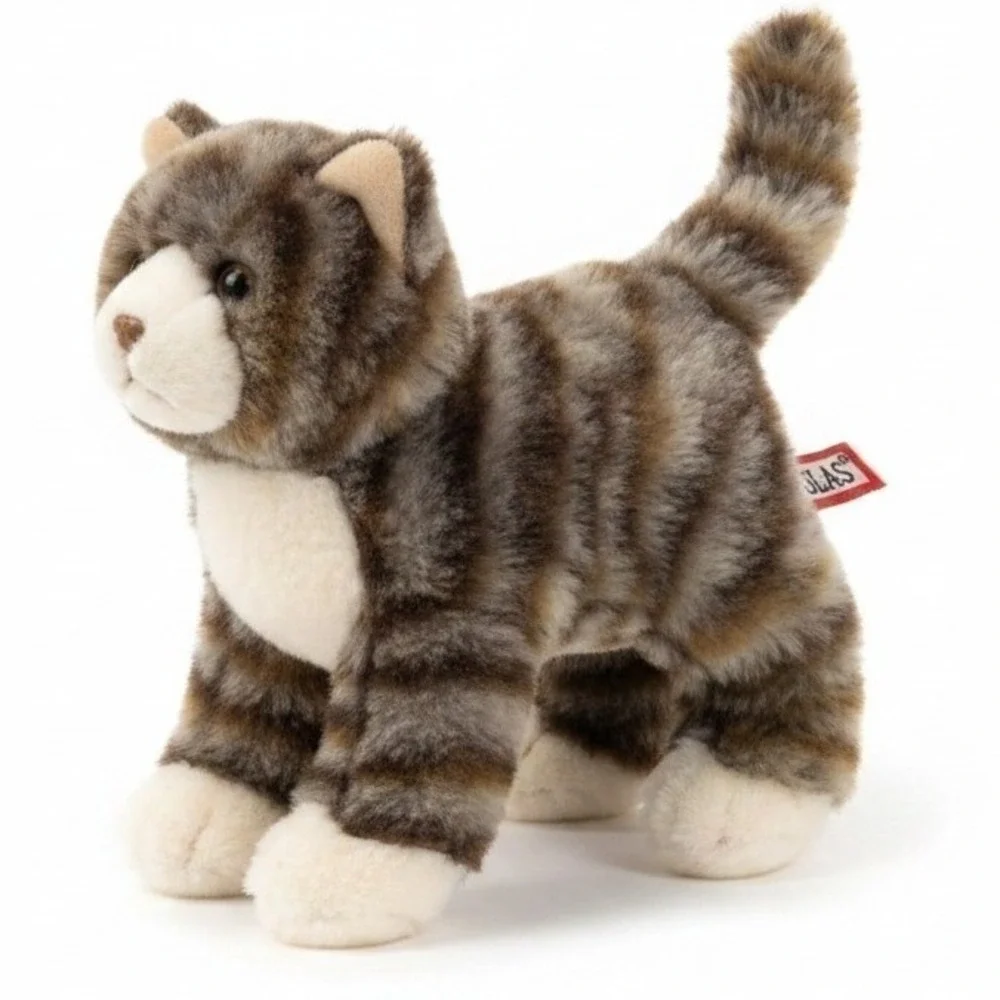 Douglas Gray Tabby Cat Plush Stuffed Animal Kitten Striped 8" Kitty Toy - Picture 2 of 7